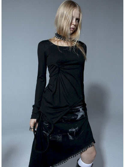 Long Sleeve Multi Bottom T-Shirt【s0000011276】