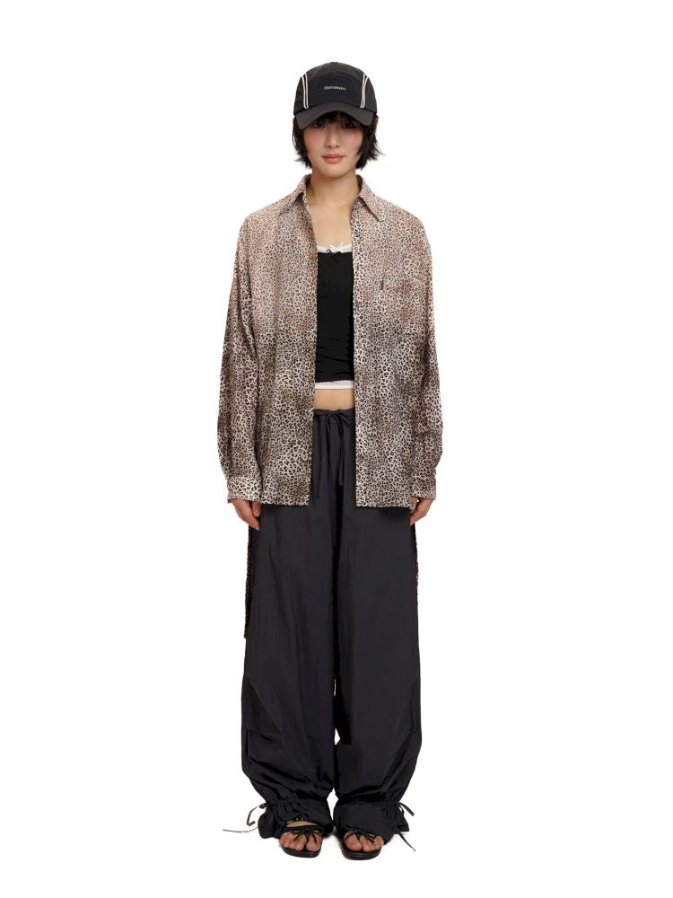 Horsebit Tie Loose Long Sleeve Shirt【s0000012510】