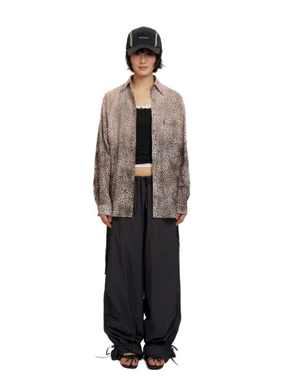 Horsebit Tie Loose Long Sleeve Shirt【s0000012510】