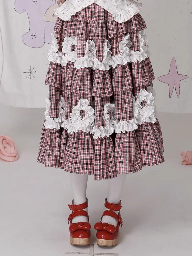 Old-fashioned Lolita cute girl skirt cake skirt【s0000014102】