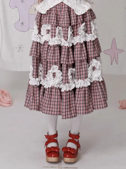 Old-fashioned Lolita cute girl skirt cake skirt【s0000014102】