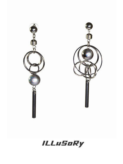 Futuristic Punk Heavy Earrings【s0000018815】