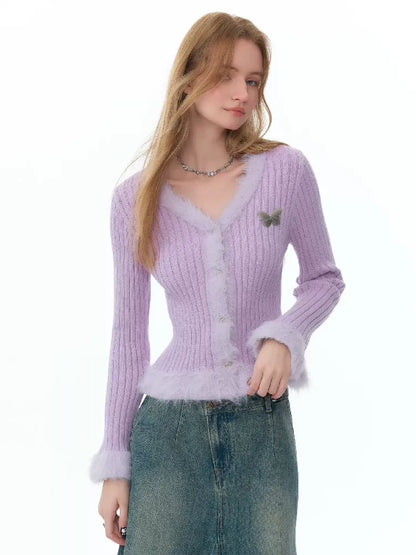 V-Neck 니트 스웨터 가디건 [S0000011493]