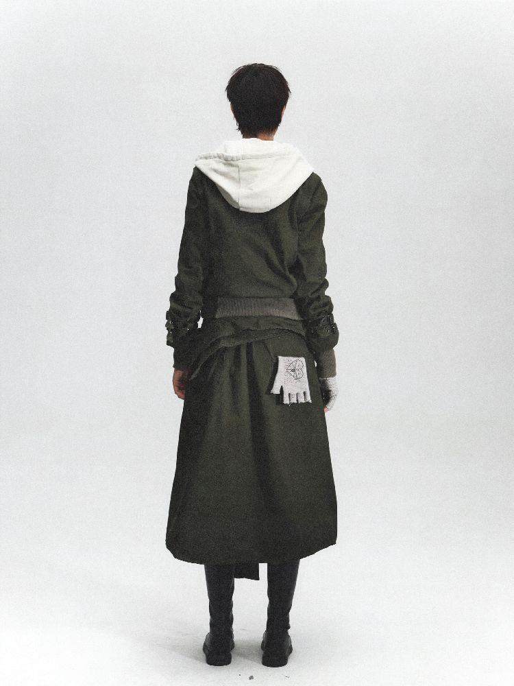 Airbrushed Denim Punk Halter Skirt【s0000011630】