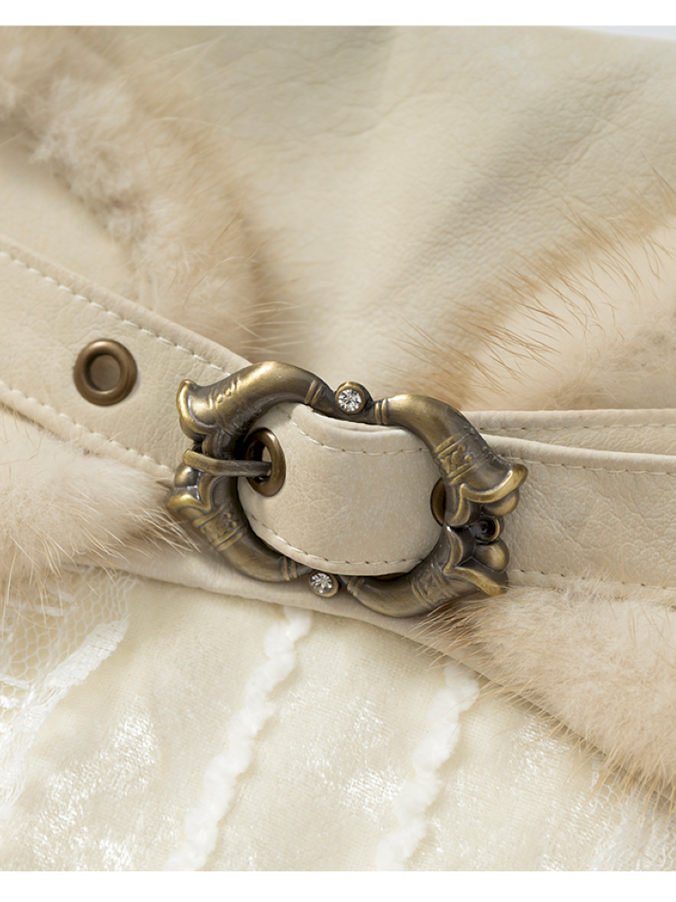 Vintage Lace Irregular Velvet Skirt【s0000014930】