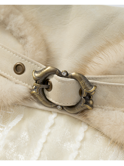 Vintage Lace Irregular Velvet Skirt【s0000014930】