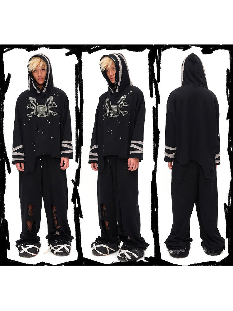 Riveted Rabbit Skull Sweatshirt【s0000016042】