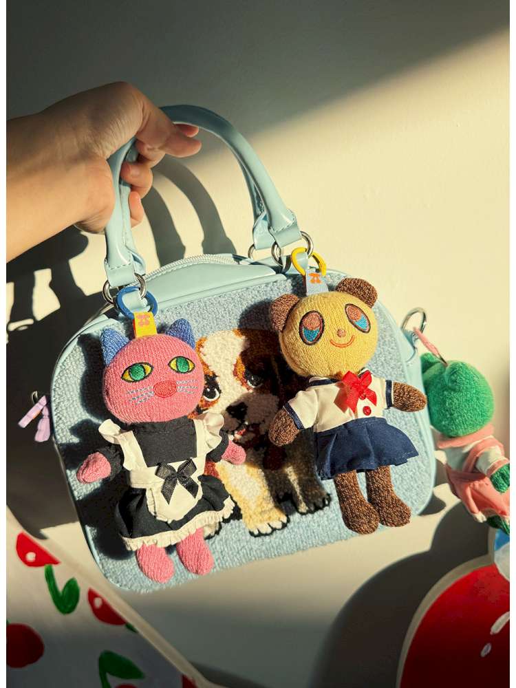 Knitted Animal Pendant Necklace【s0000015374】