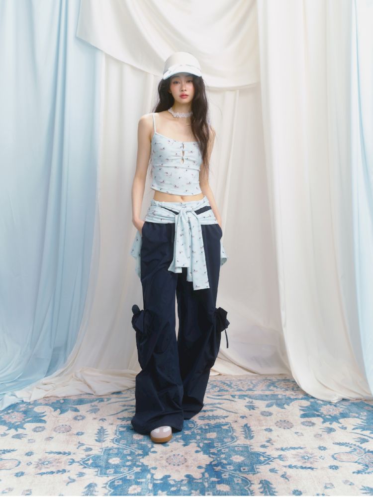 Printed Top Jacket Three Piece Set【s0000012159】