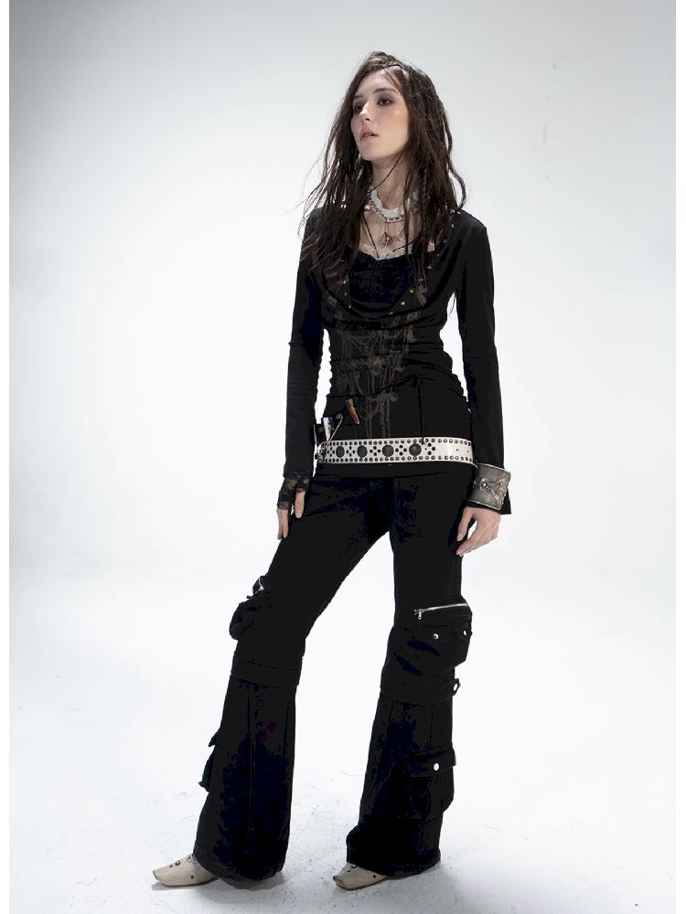 Five Point Flare Trousers【s0000011270】