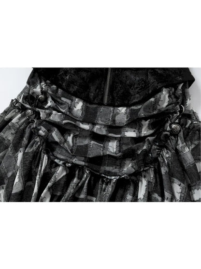 Asymmetrical Halter Neckline Dress【s0000013942】