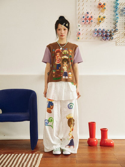 Forest Kitchen Printed Culottes【s0000018698】