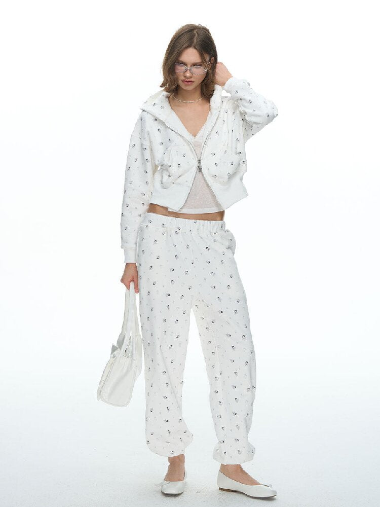 Full Print Hooded Short Jacket【s0000015862】