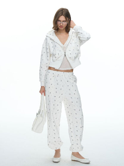 Full Print Hooded Short Jacket【s0000015862】