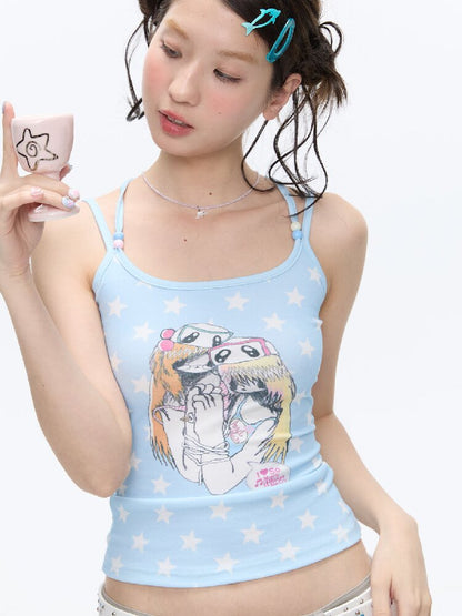 Childlike Beaded Camisole Top【s0000016409】