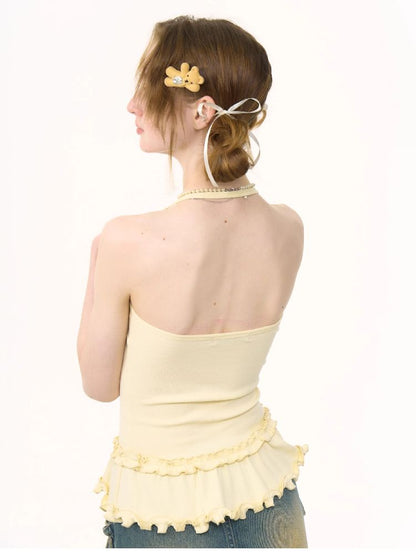 Knit Neck Vest Camisole【s0000012247】