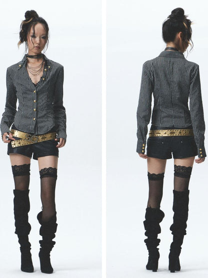 Soft Leather Short Leg Cover Set【s0000012688】