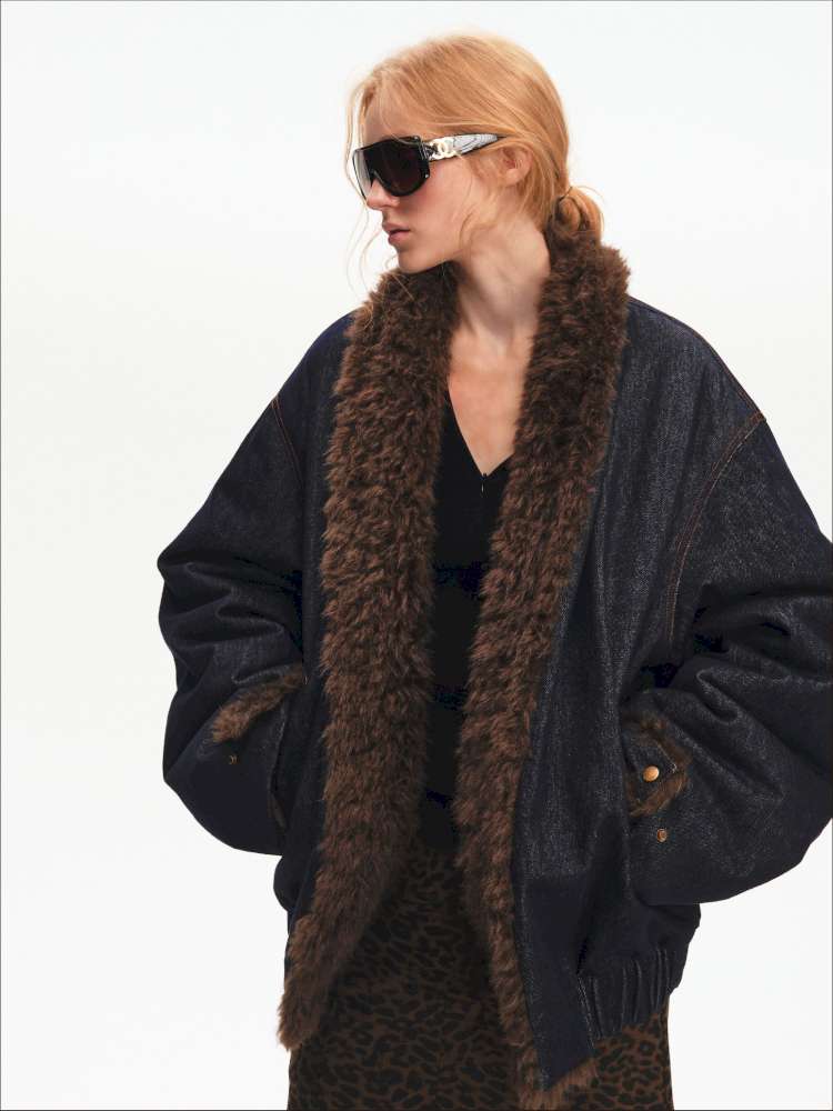 French Lamb Wool Cropped Jacket【s0000015056】