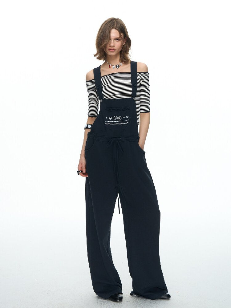 One Shoulder Striped Lace Bolero【s0000015884】