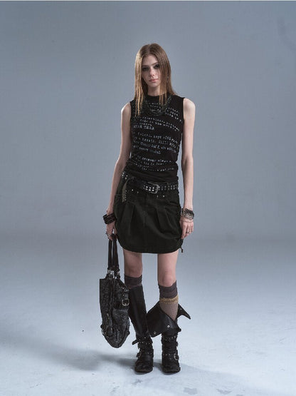 Wear Side Drawstring Split Skirt【s0000016894】