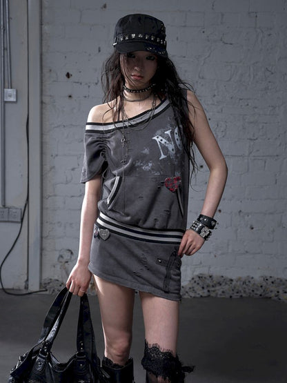 Hoodie sleeveless bodycon dress【s0000012785】
