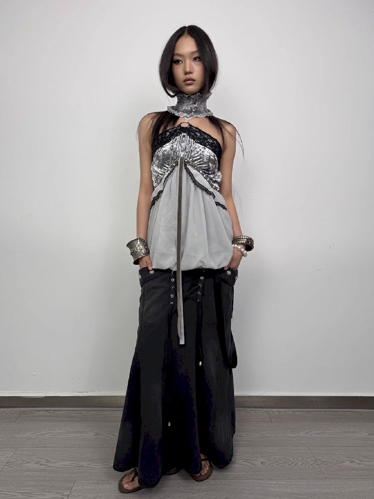 Backless Long Half Skirt【s0000012214】