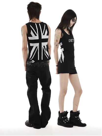 Flash Diamond Hot Stamped Vest【s0000018229】