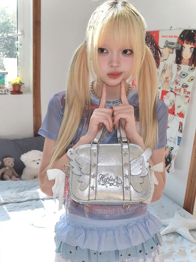 Angel wings multiple back double-sided pain bag【s0000012337】