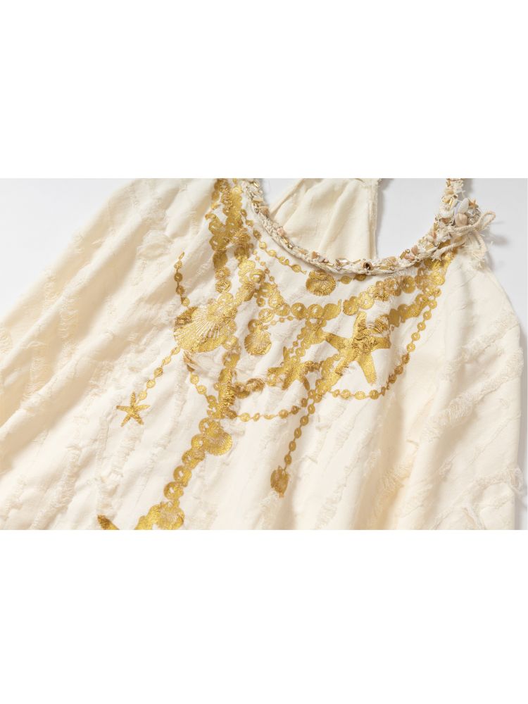 Ribbon Lazy Irregular Loose Halter Top【s0000012787】