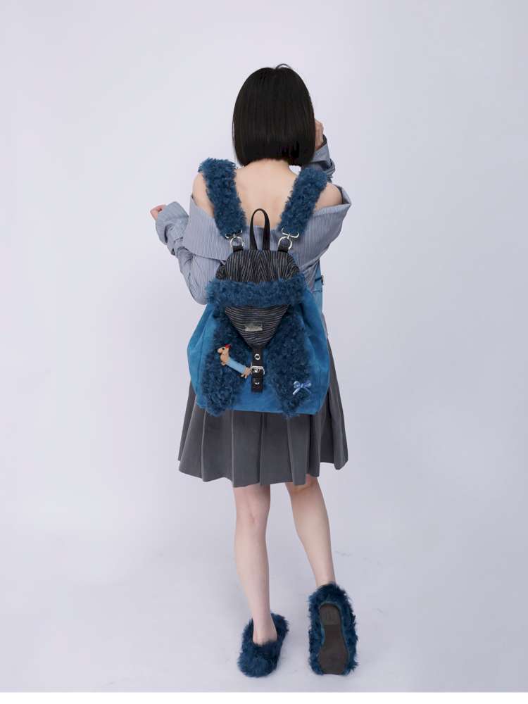 Rabbit Ears Cute Fur Crossbody School Bag【s0000014619】