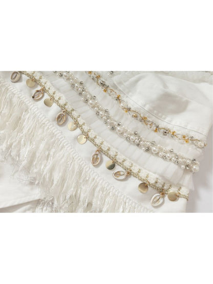 Irregular short strapless vest【s0000012783】