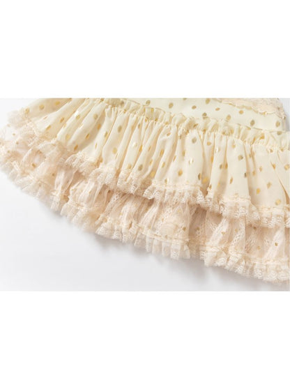 Lace Halter Neck Strapless Dress【s0000012786】