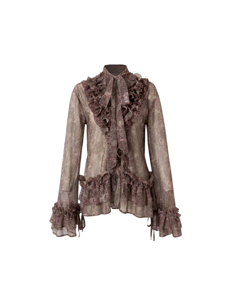 Long Sleeve Flared Sun Protection Shirt【s0000012328】