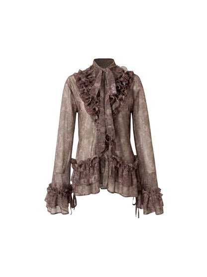 Long Sleeve Flared Sun Protection Shirt【s0000012328】