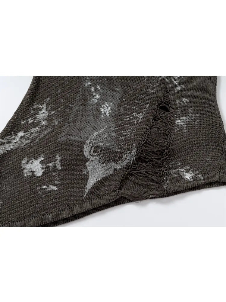 Slim-Fit V-Neck Long-Sleeve Knit Top【s0000013947】