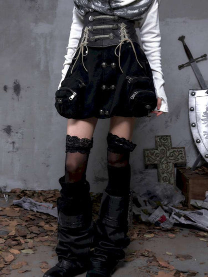 Workwear Flower Bud Skirt【s0000014463】