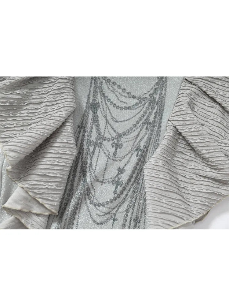 Puff Sleeves Round Neck Long Sleeve Base【s0000013956】