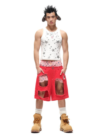 Pentagram Ribbed Vest【s0000012600】