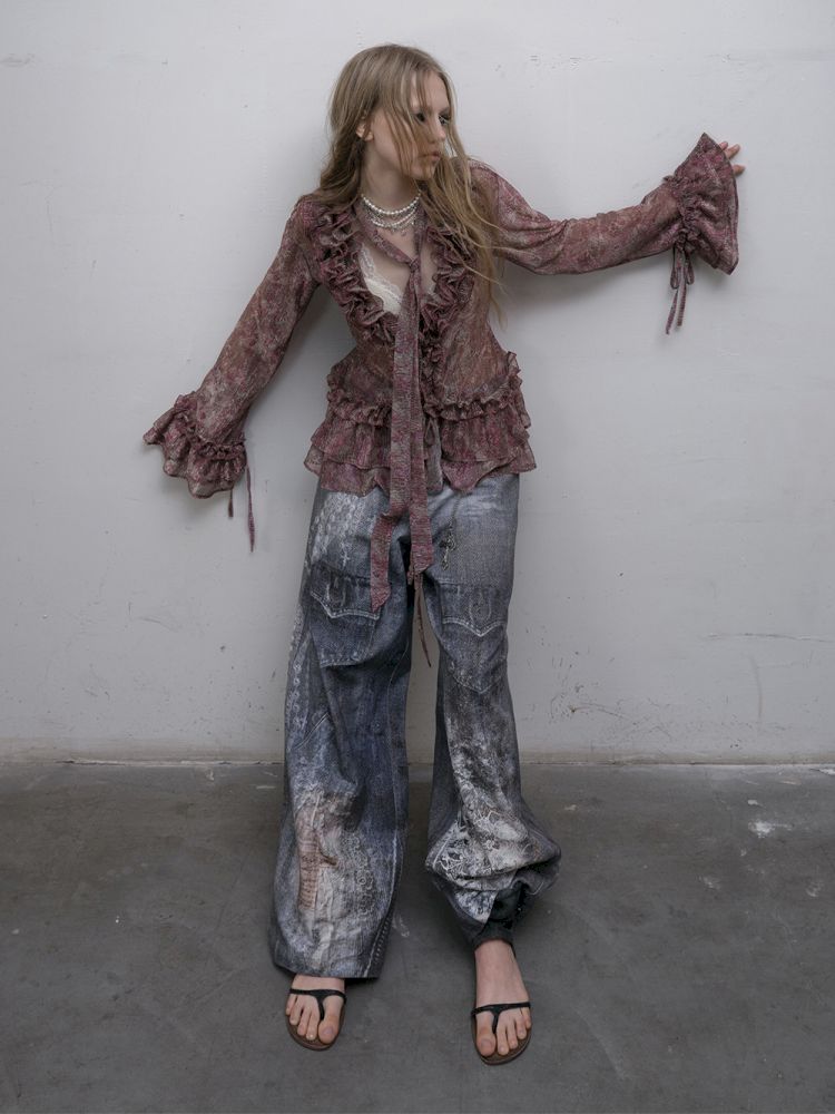 Long Sleeve Flared Sun Protection Shirt【s0000012328】