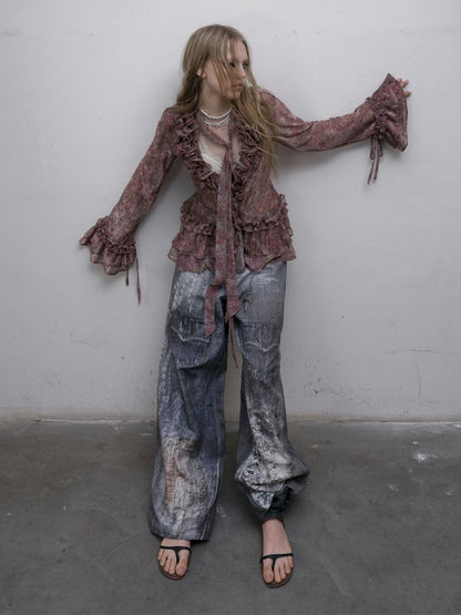 Long Sleeve Flared Sun Protection Shirt【s0000012328】