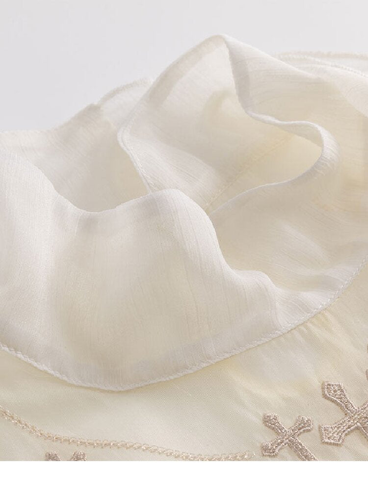 Lace Armor Embroidered Sundress【s0000017043】