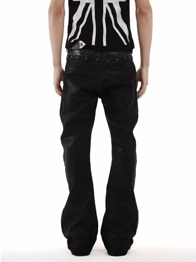 Snake Bronze Wax Scimitar Jeans【s0000018244】