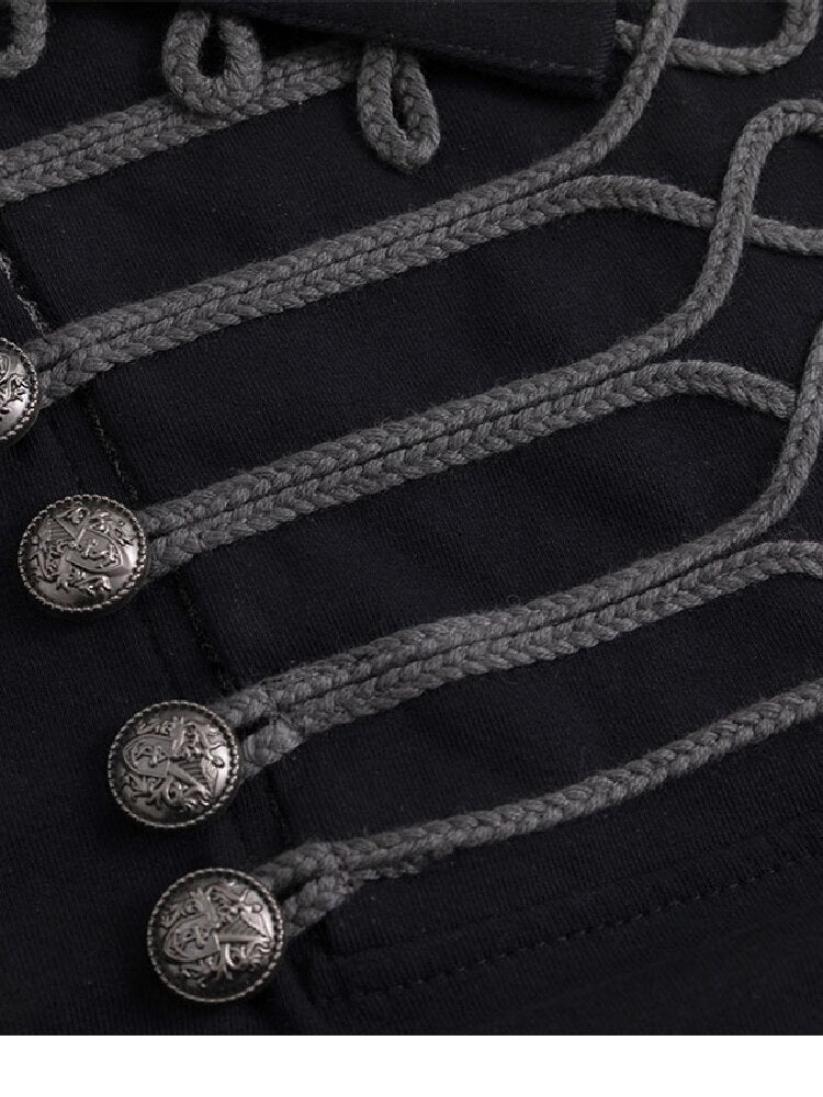 Napoleon Aria Cavalry Button Hoodie【s0000017853】