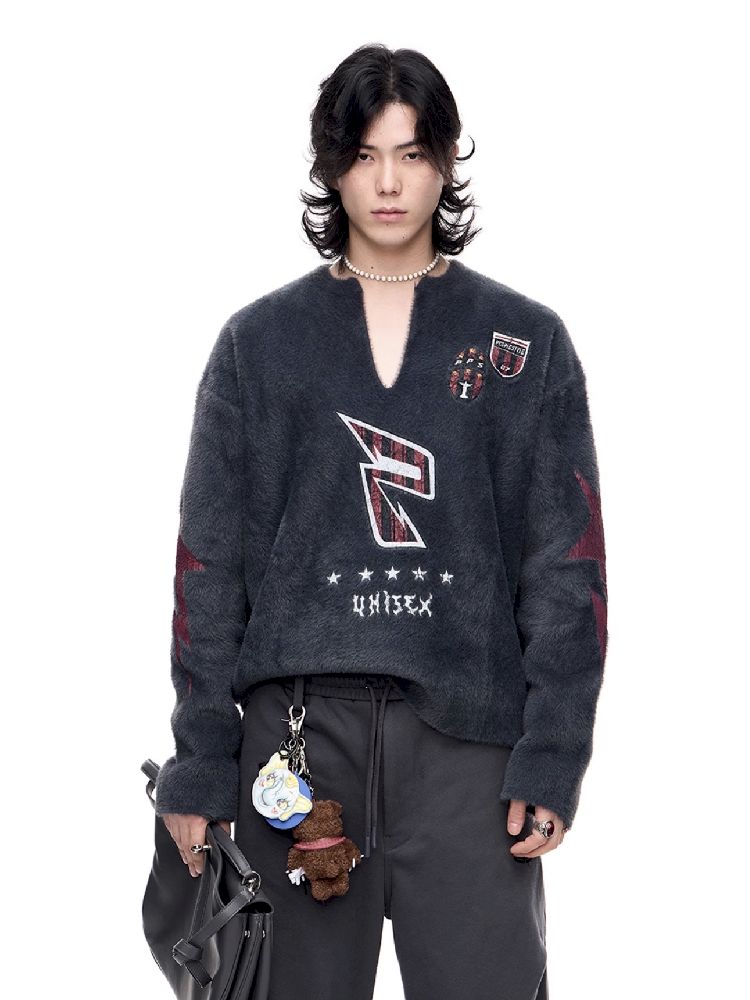 V-Neck Pullover Sweater【s0000011353】