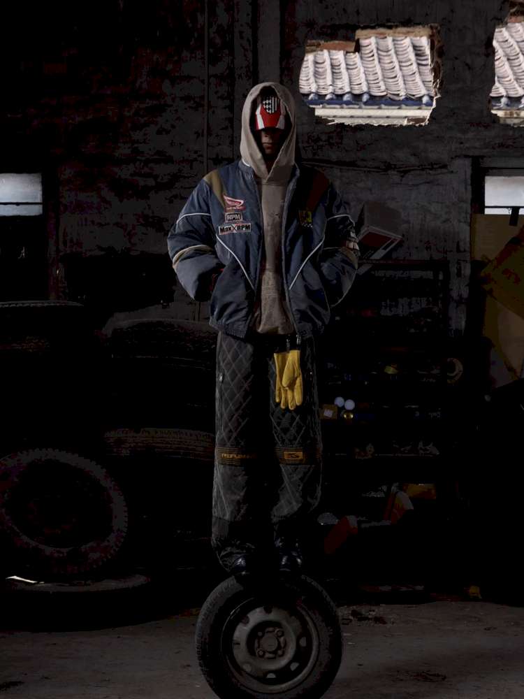 PU Distressed Diamond Cargo Pants【s0000015175】