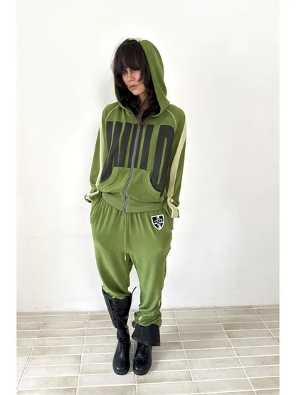 Oversized Activewear Set with Sweatpants【s0000014211】