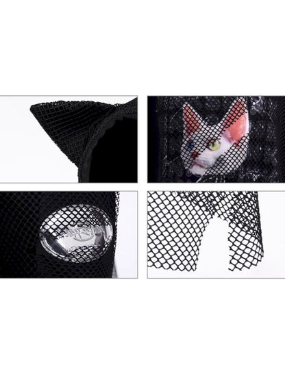 Sphinx Cat Ear Mesh Sweatshirt【s0000009944】