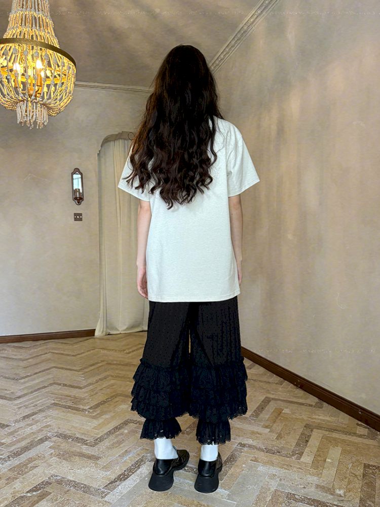 Loose-fitting short-sleeved T-shirt【s0000012763】