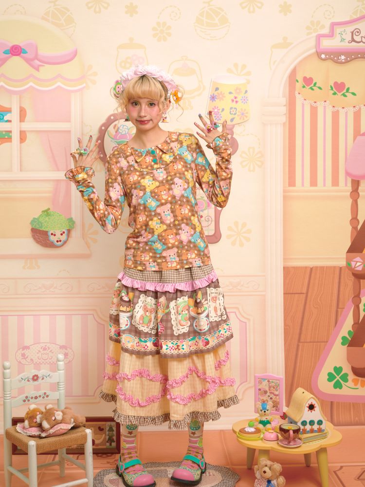 Long Sleeve Stretch Bottom Innerwear【s0000013698】