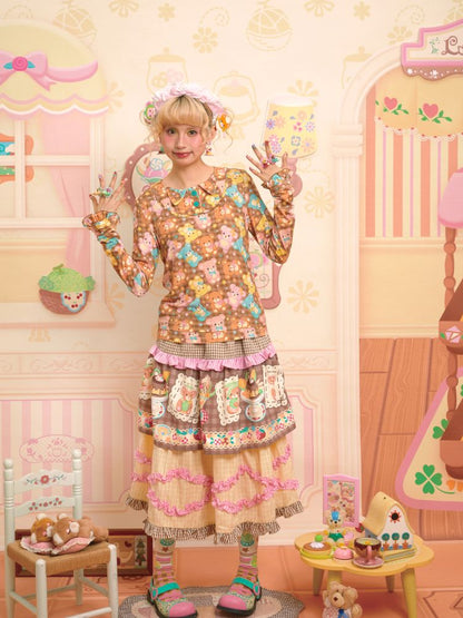 Long Sleeve Stretch Bottom Innerwear【s0000013698】